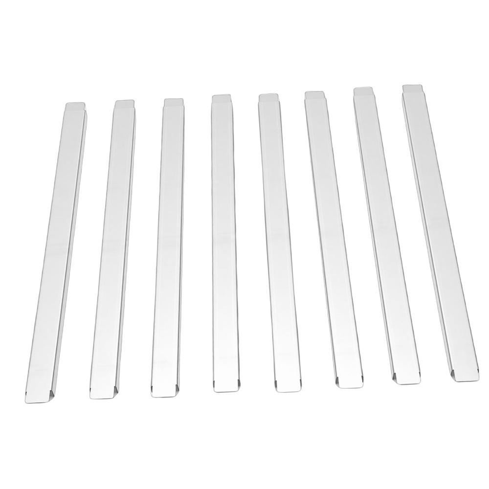 8pcs Long Shape Design Adapter Bar Stainless Steel Table Adapter Bar  Restaurant Hotel Catering