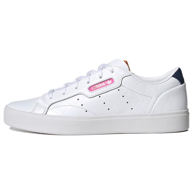(WMNS) adidas originals Sleek Cloud White Crew Navy Women s FY6669 EU 36
