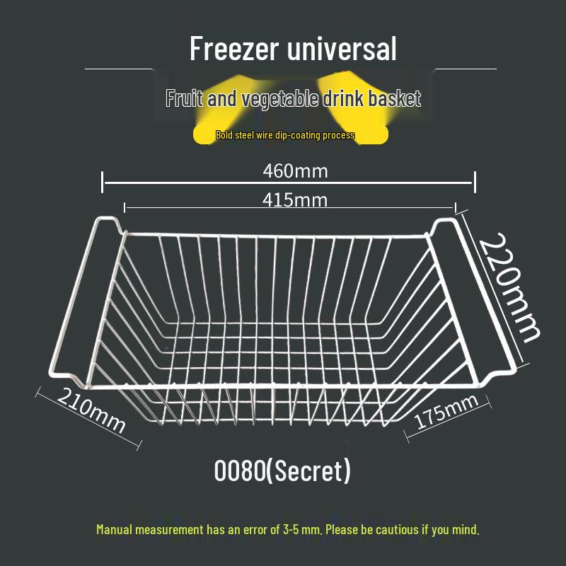 Universal Multi-Layer Hanging Freezer Storage Rack Basket