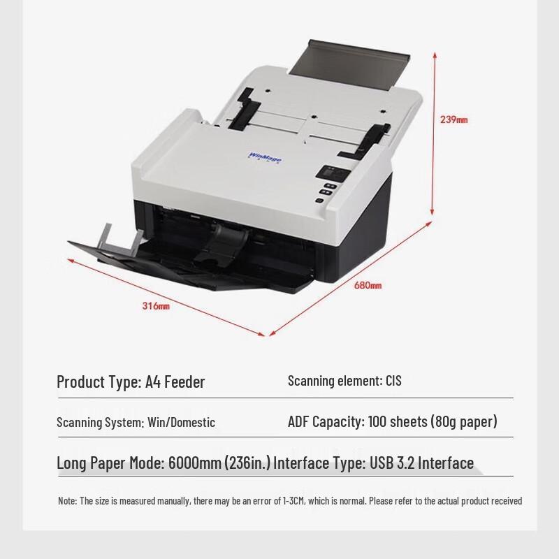 Shadow Source DI2025 Color Duplex A4 Document Scanner CN plug (adapter included)