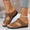 Women's Fashionable Casual Plus-Size Open-Toe Sandals