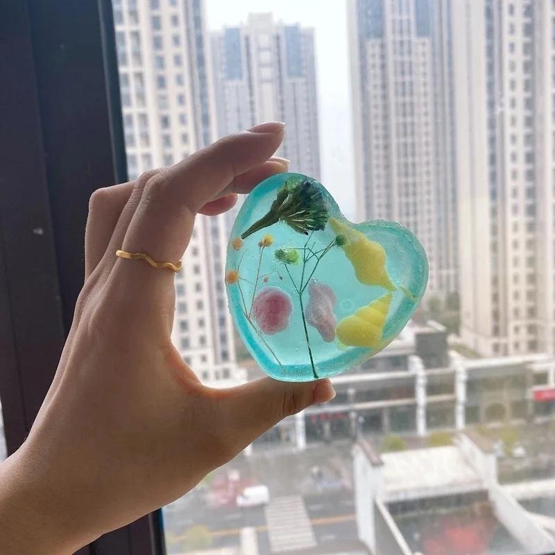 1PC Soap Molds Round Oval Heart Square Shape Handmade Soap Cake Baking Mold Soap Making Tools