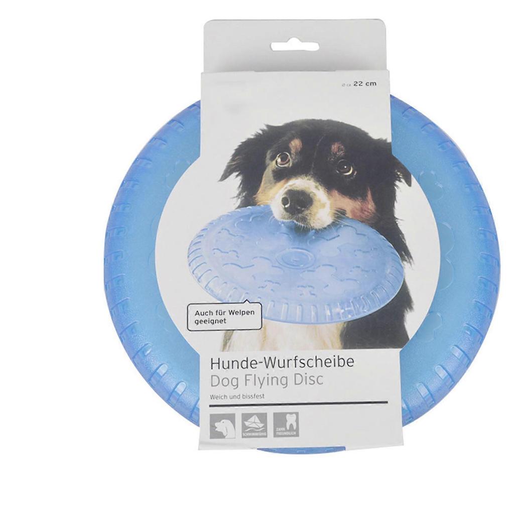 Dog Toy Flexible TPR Interactive Stress Relief Flying Dog Sport Disc for Dogs Outdoor Play Training