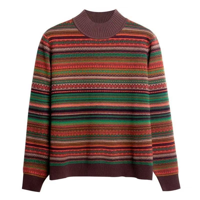 Pulover pentru Femei Toamnă Iarnă Pulover Îngroșat Cald Tricotat Elastic Mânecă Lungă Jumper Oversize Topuri