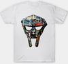 MF DOOM MadVillain Hip Hop  Adult S-3XL  White Fan Art Unisex T-Shirt