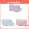 Velvet Striped Storage Bag With Breathable Lightweight Cotton For Travel And Home Organization