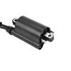 2Pcs Motorcycle Ignition Coil Stable Performance Replacement Black Modification Part Front/Rear Ignition Coil