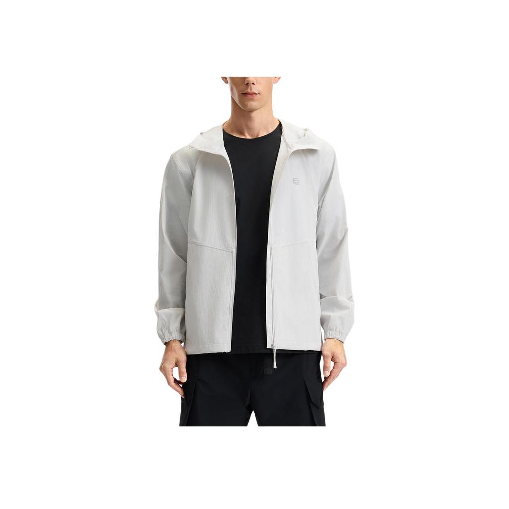 New FILA Fitness Jackets & Coats Men's Aqua Blue Gray A51M521704F-GY