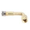 Metal Dust  , sy Installation, 90 Degree Brass Tyre Valve Extension for Auto Car Tire Maintenance
