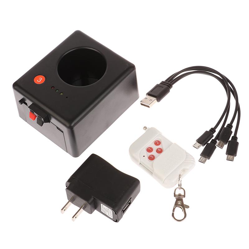 4 Cues Wedding Wireless Cold Pryo Mini Sparkler Reusable Machine Indoor Remote Control Fireworks For Dj Party Stage