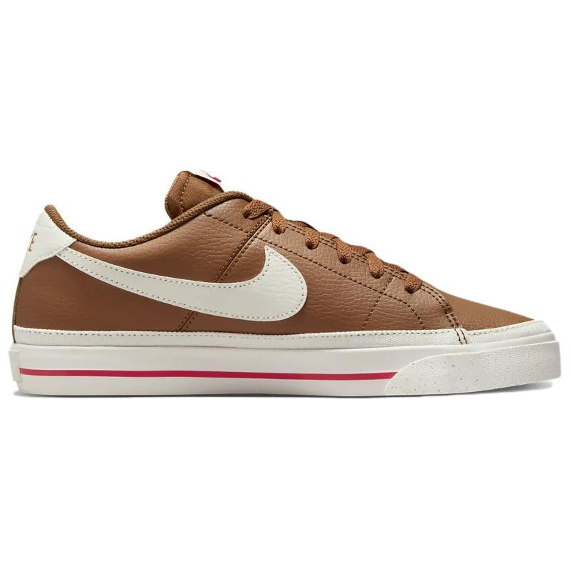 Nike Court Legacy Next Nature Light British Tan Fire Red Sail Women's  Sneakers  DH3161-200