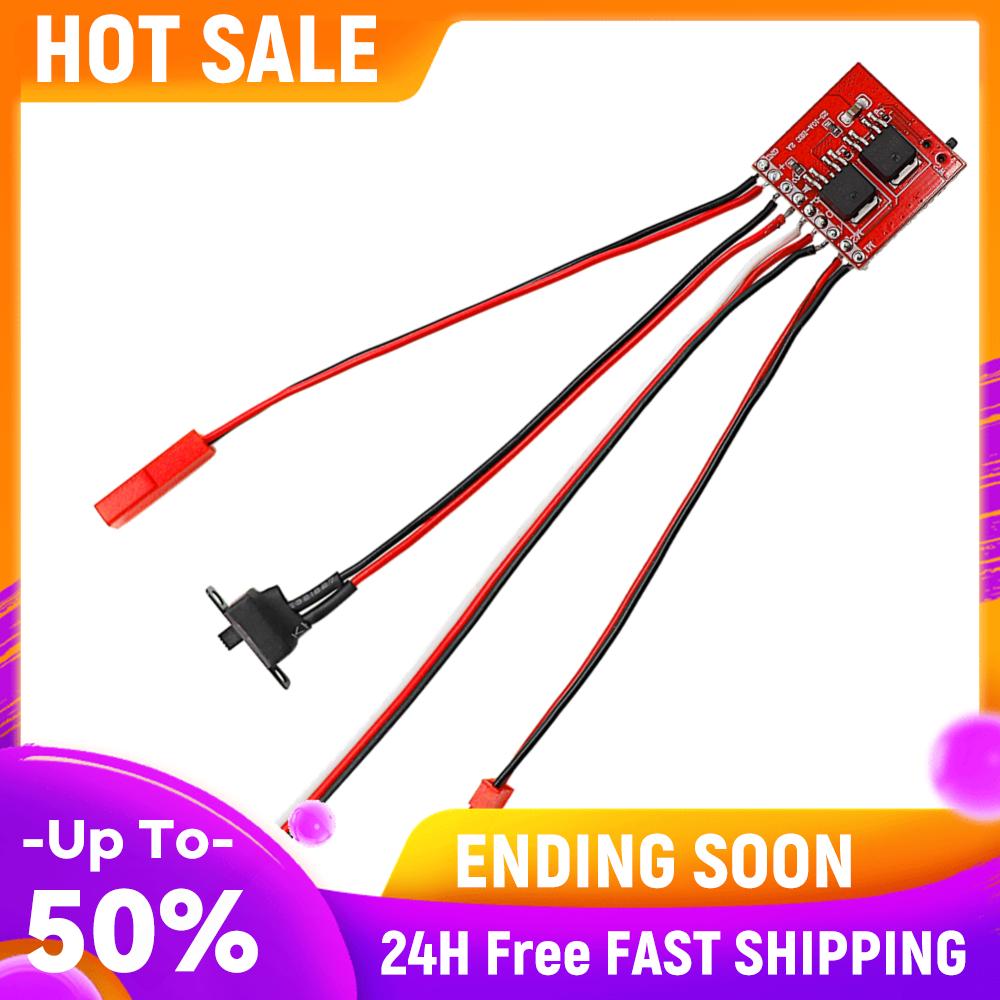 

ESC Brush Electronic Motor Speed Controller Multi-Color Mini Brushed Electric Speed Controller Universal for RC Car Model China Mainland