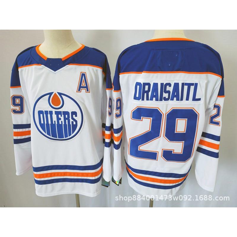 Mens Retro Ice Hockey Jersey Custom Embroidered 97 99 McDavid Gretzky Style Cotton Blend Training Shirt