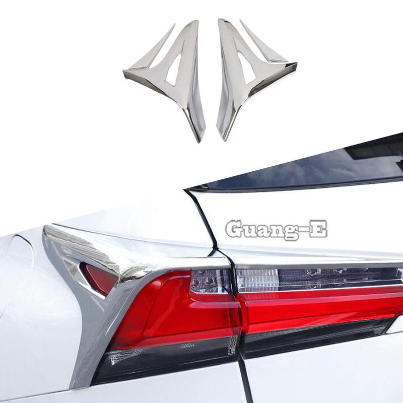 For Lexus NX 200 200t 300h 2015 2016 2017 2018 ABS Chrome Rear Tail Light Lamp Covers Trim Eyebrow Accessories Not for 300h---