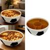 Soccer Shape Snacks Bowl Plastic Food Container Football Style Snacks Dish For Nut Popcorns Candy At Parties