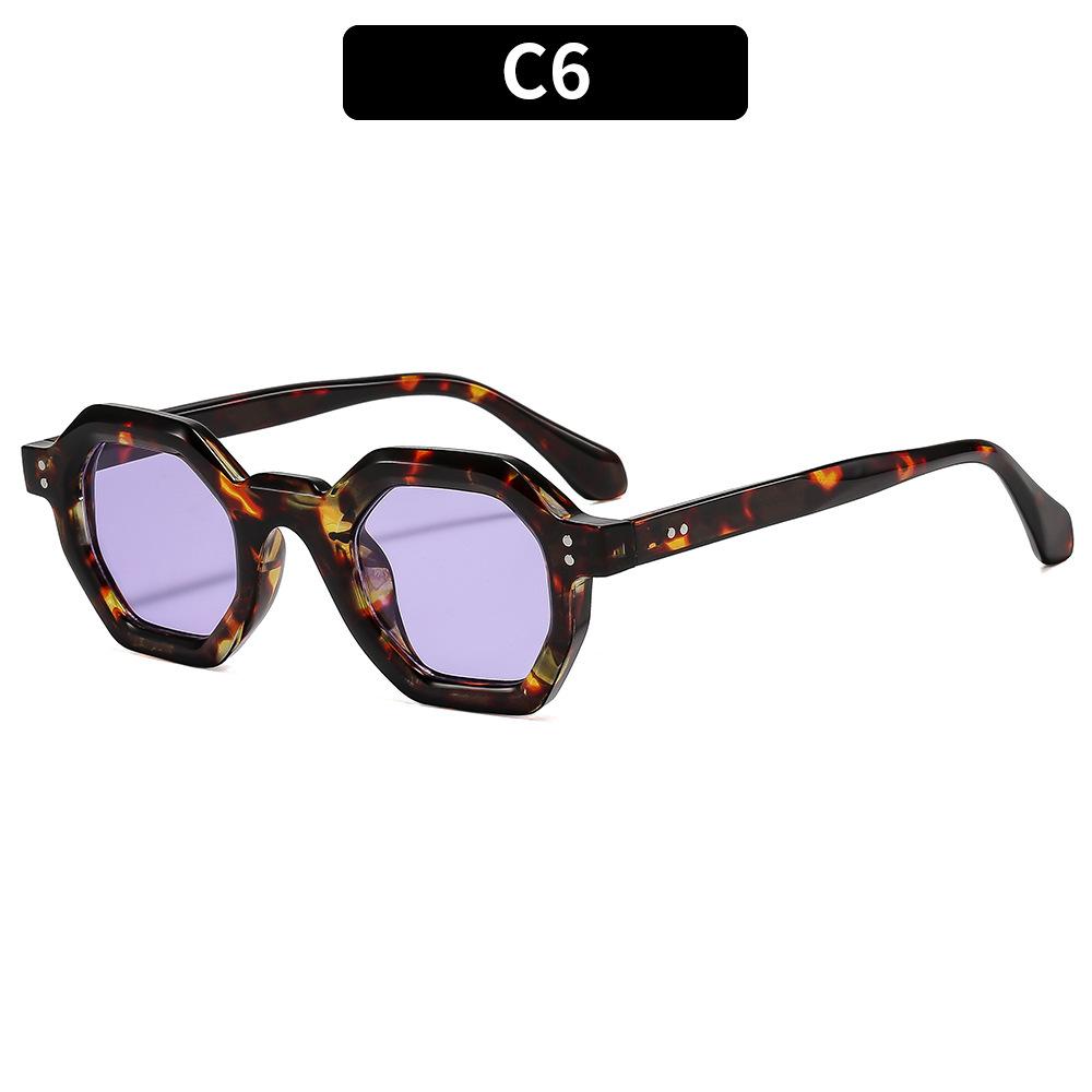 Women's Sunglasses, Fashion Polygonal Men's and Women's Sunglasses, Casual Sunglasses