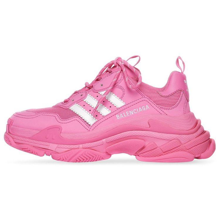 Balenciaga X Adidas Triple S Neon Pink Women's 712764W2ZB65590