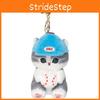 Baseball Rugby Mofusand Swimming Badminton Cat Plush Keychain Bag Gift Pendant