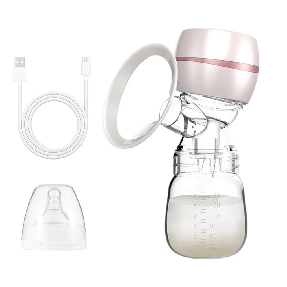 Tiralatte Elettrico con Schermo LED Estrattore di Latte per l'Allattamento Basso Rumore con Biberon da 180ml Senza BPA