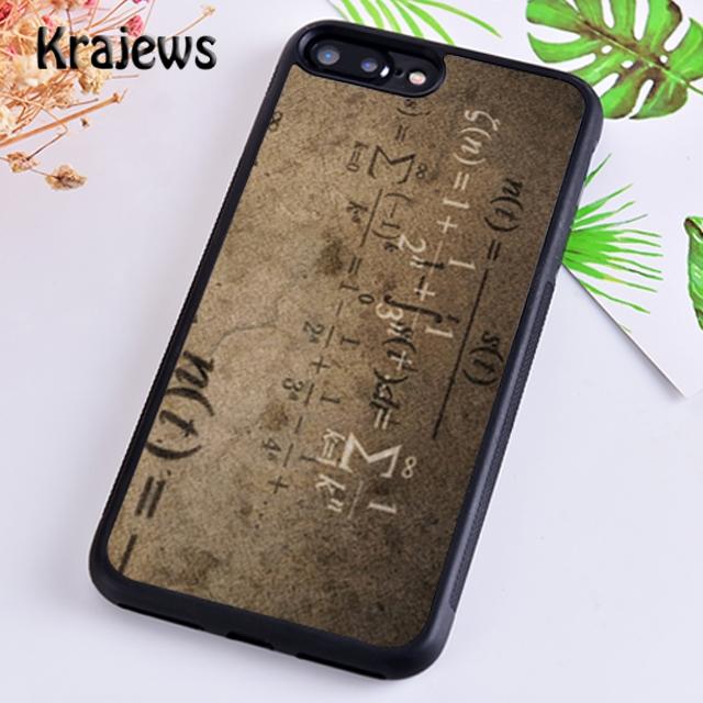 Krajews Math Formulas of Rubber Equations Phone Case Cover For iPhone 17 Air 16 15 14 plus 12 13 pro max Fundas