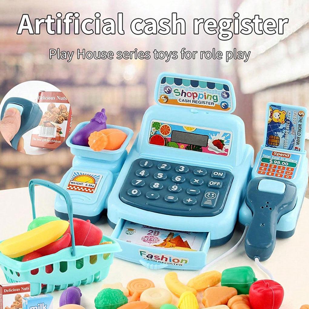 Toy Interactive Learning Experience And Materials For Long-lasting And House Cash Toys Mathematical Toy Register