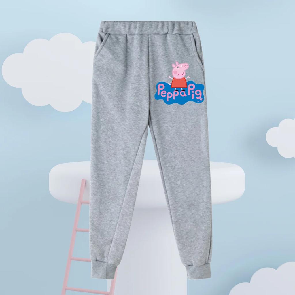 New Design Kids Hoodie Cute Cartoon Print Autumn Winter Casual Hooded Street Wear Peppa Pig Boys Girls