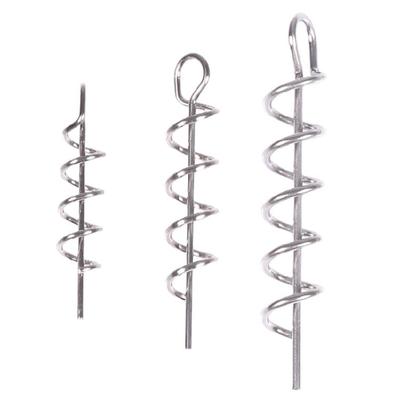 50Pcs Fishing Hook Steel Swivels Spring Single Rings Fishing Tackle Accessory
