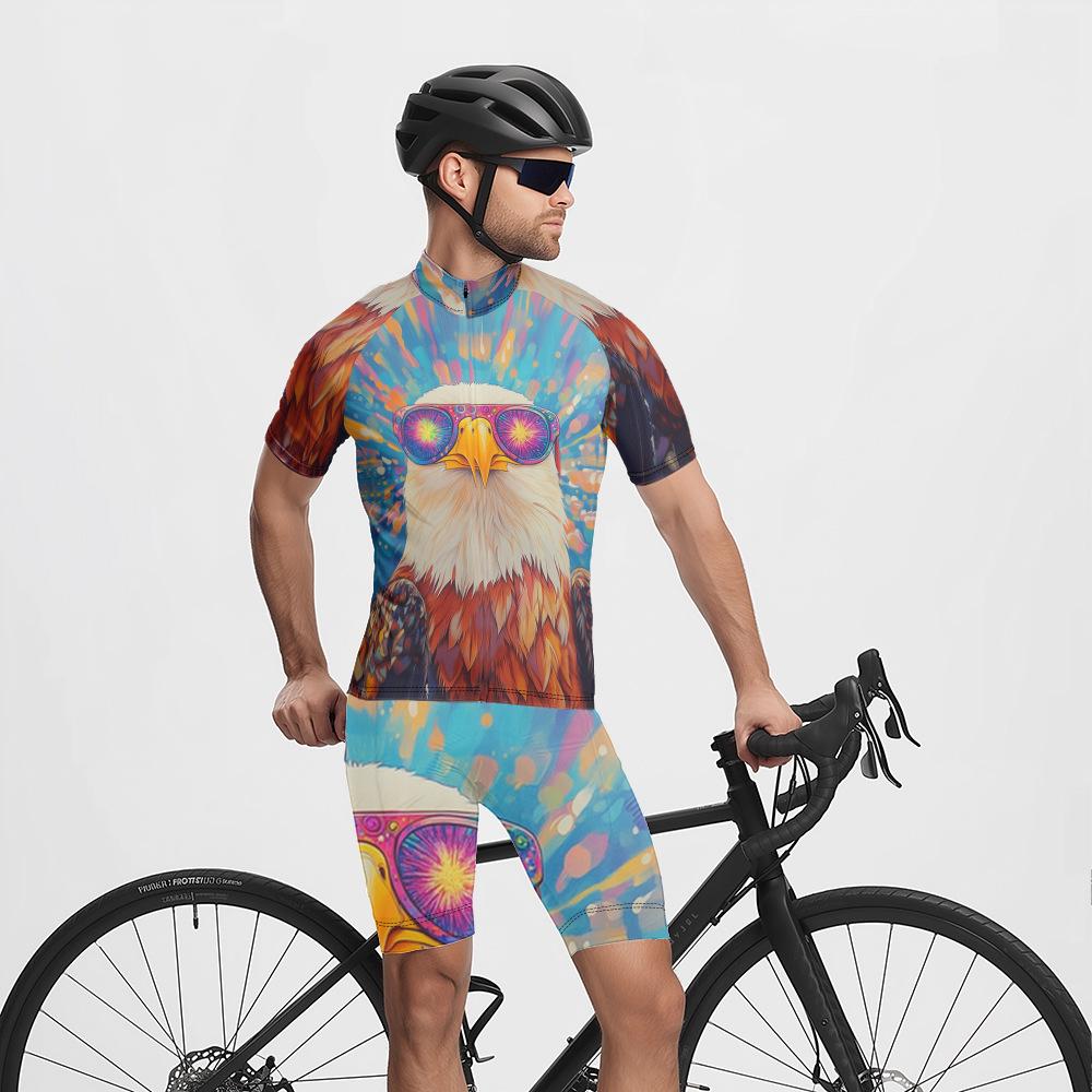 2025 Women's Quick-Dry Fun Print Cycling Jersey - Short Sleeve Summer Bike Top
