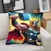 Iron Man Throw Pillow With Insert Superhero Soft Polyester Cushion For Sofa Couch Bed Kids Room Accent Pillow Marvel Fans Gift