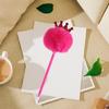 Furry Pom Ballpoint Pen 0.7mm Pen Point for Student Adult Funny Ballpoint Pen for Writing Journaling Office Writing Tool