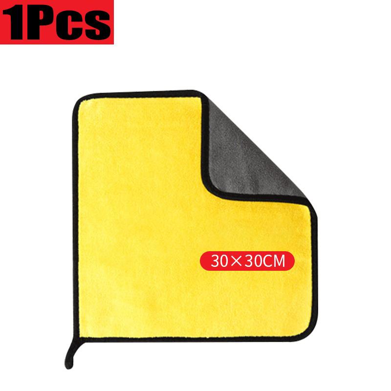 

1-10pcs Microfiber Car Wash Gloves Soft Wool Plush Car Cleaning Mitt Double-faced Glove Car Wash Car Detailing Cleaning Tool