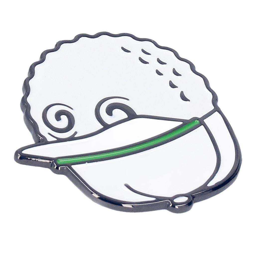 Golf Hat Clips Zinc Alloy Magnet Golf Hat Clip Detachable Golf Ball Marker for Golf Course Club White
