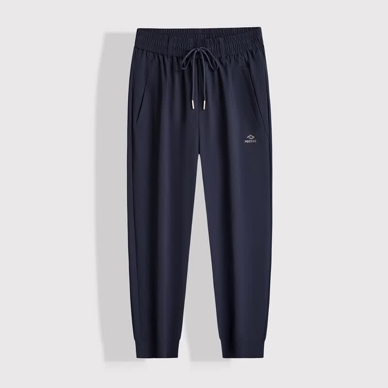 Men's Plus Size Cooling Elastic Drawstring Sweatpants