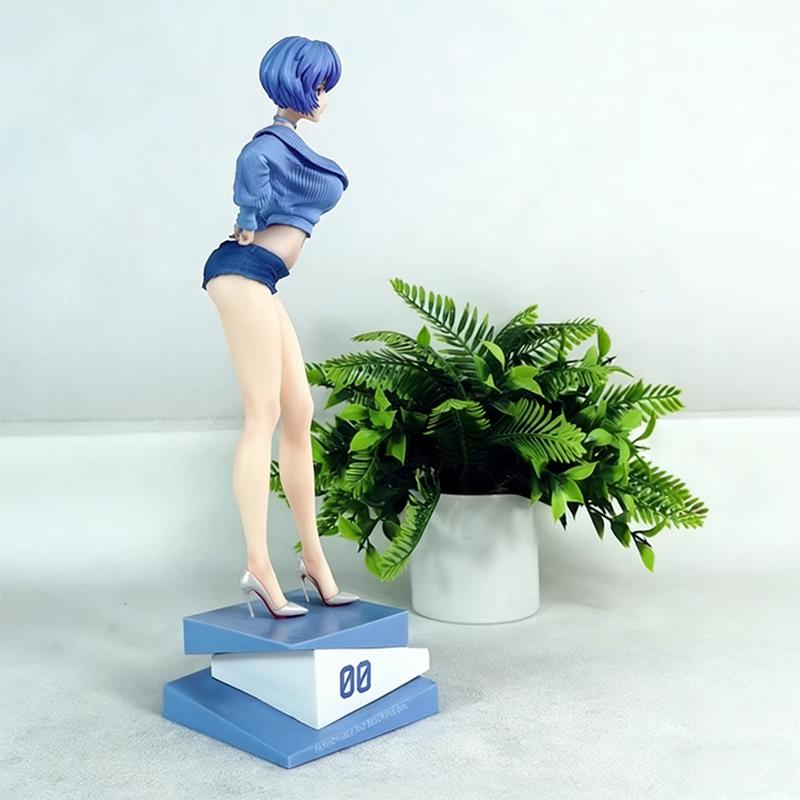 Anime Gk Figure Summer Girlfriend Underclassman Rei Ayanami  Neon Genesis Evangelion - Anime-Style Beautiful Girl - Model Statue