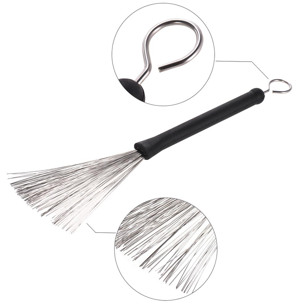 

1 пара барабанных стержней + 1 пара барабанных щеток Набор барабанных палочек с сумкой для хранения джазовой народной музыки