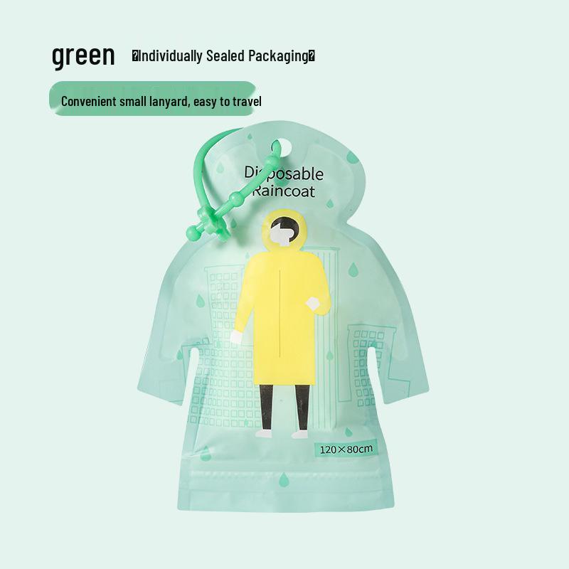 Disposable Full-Body Raincoat for Primary School Kids - Boys & Girls