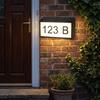 Waterproof Housing Solar LED Address Plaque Light Outdoor Decoration Lamp  Entrance Wall