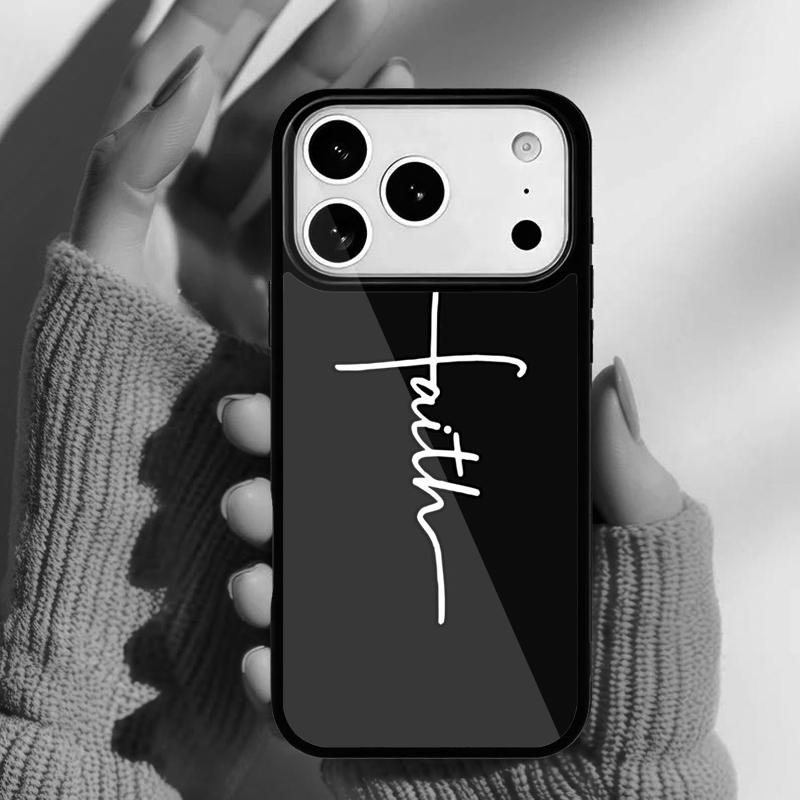 Faith Christian Religious Jesus soft Phone Case for iPhone 17 16 15 14 13 Pro Max Back Cover for 12 11 Pro Coque