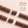 MAXCOOK Wenge Wood & 304 Stainless Steel Chopsticks (5 Pairs)