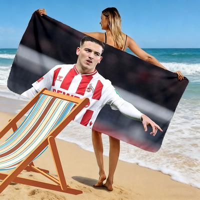 Said El Mala Print Beach Towel, Large Soft Quick Dry Towel for Beach Camping Swimming