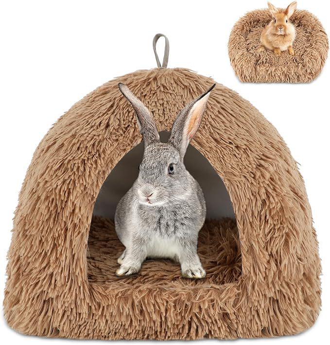 Cozy Pet Bed: Enclosed Tent for Cats, Dogs, Hamsters, Guinea Pigs, Rabbits & Small Pets