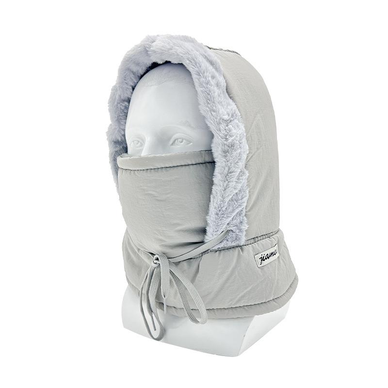 Spot winter windproof ear caps, men's and women's scarves, integrated fleece thick outdoor cycling masks, warm hats