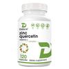 Complex de Zinc, Quercetină și Vitamina C Supliment Alimentar, 120 Capsule per Sticlă