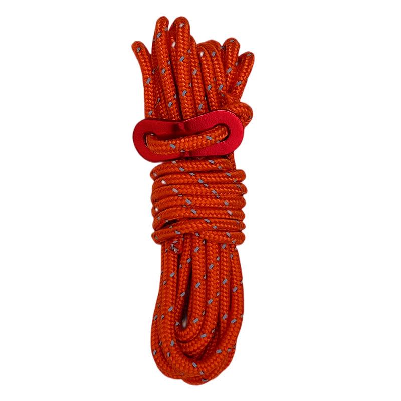 Double-Eye Fixed Outdoor Aluminum Alloy Tent and Canopy Rope Buckle