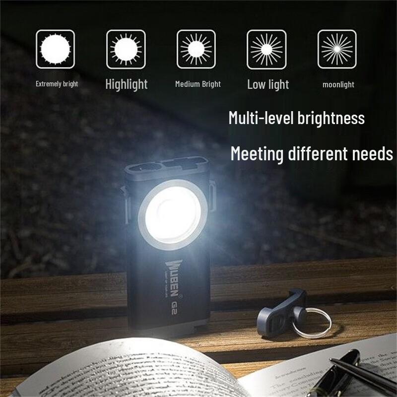 Wuben G2 Mini Rechargeable Keychain Flashlight