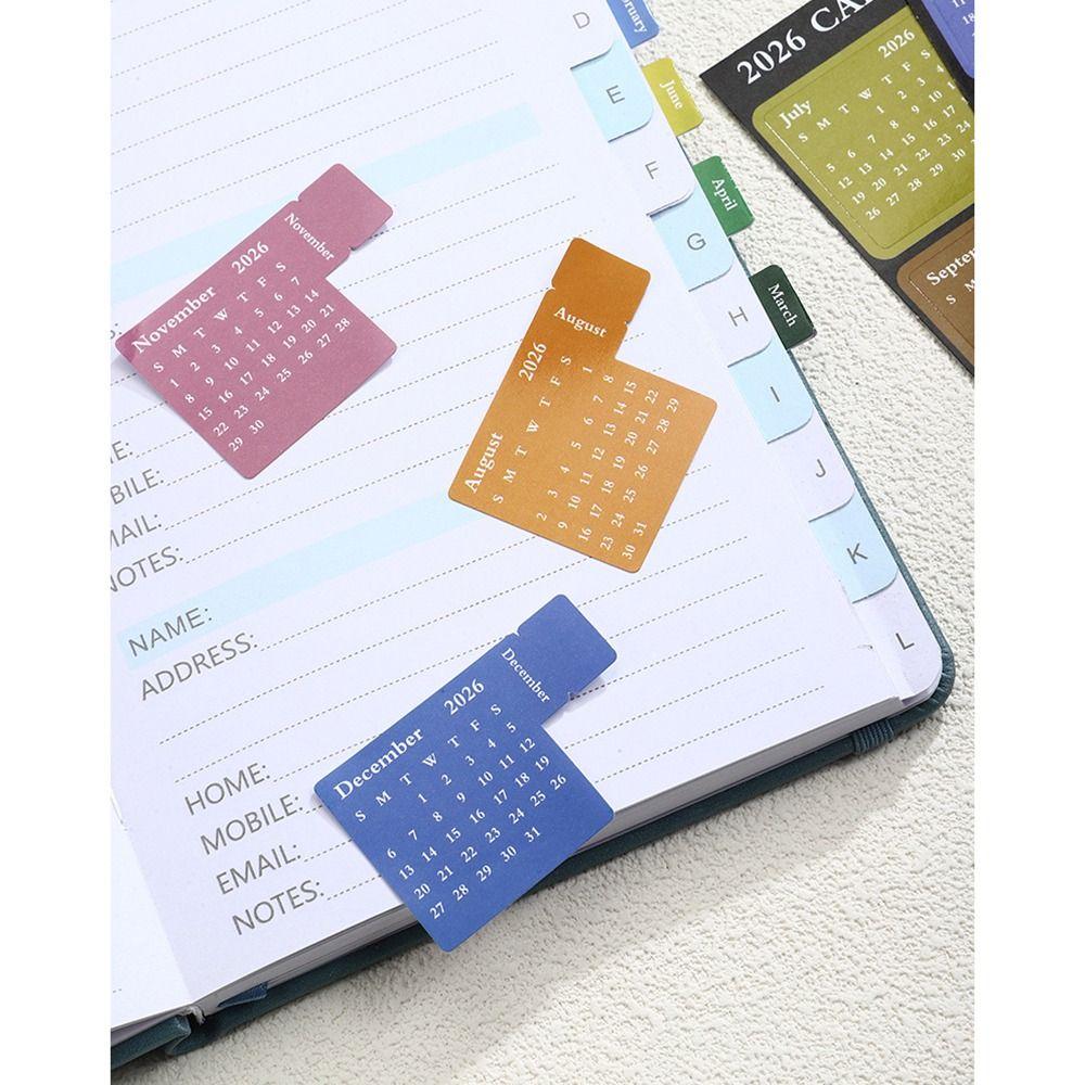 Barevné samolepky do plánovače DIY samolepky na rozvrh NOVÉ Poznámky do sešitu Škola