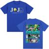 Anime JoJo Bizarre Adventure STEEL BALL RUN Gyro Zeppeli T Shirts Unisex Casual Harajuku Cotton Short Sleeves Tshirt Streetwear