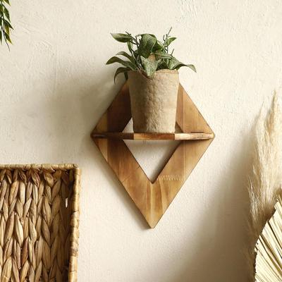Schweberegale Wandregal Geschenke Plakette Holz Ornament Dekor Multifunktional für Wohnzimmer