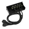 USB3.0 Hub Front Panel 5Gbps 4 Ports 19pin Optical Drive Front Panel for 5.25 Inch PC Computer Case