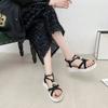 Fashion 2025 New  Summer Sandals  Bohemia Beach Flat Casual Sandals Leisure Female  Slip On Sandalias